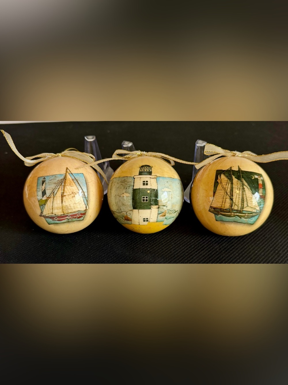 Coastal Nautical Holiday Ornaments - Set C 3 Collector’s Edition